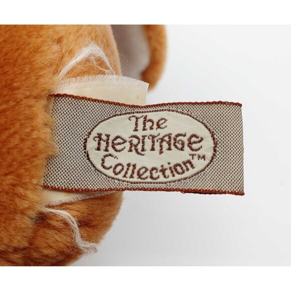 Vintage 1986 Ganz Bros. Brown Wrinkles Dog Plush With Bone 7" - Picture 4 of 6